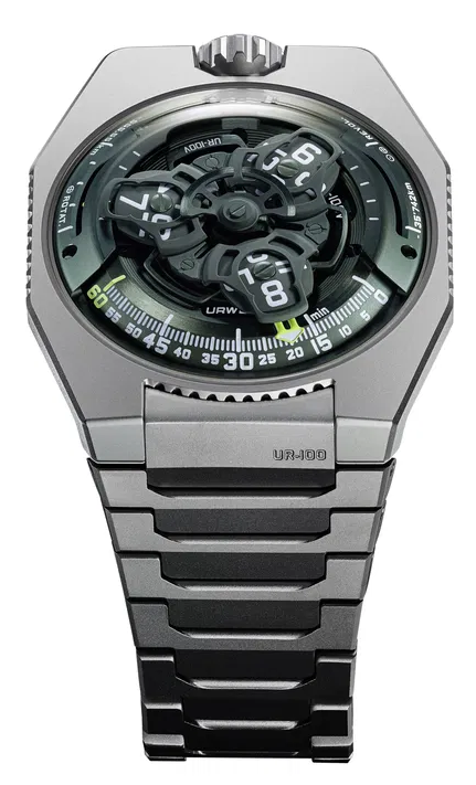 Urwerk 100 Watch Replica UR-100V Magic T Hunter Green